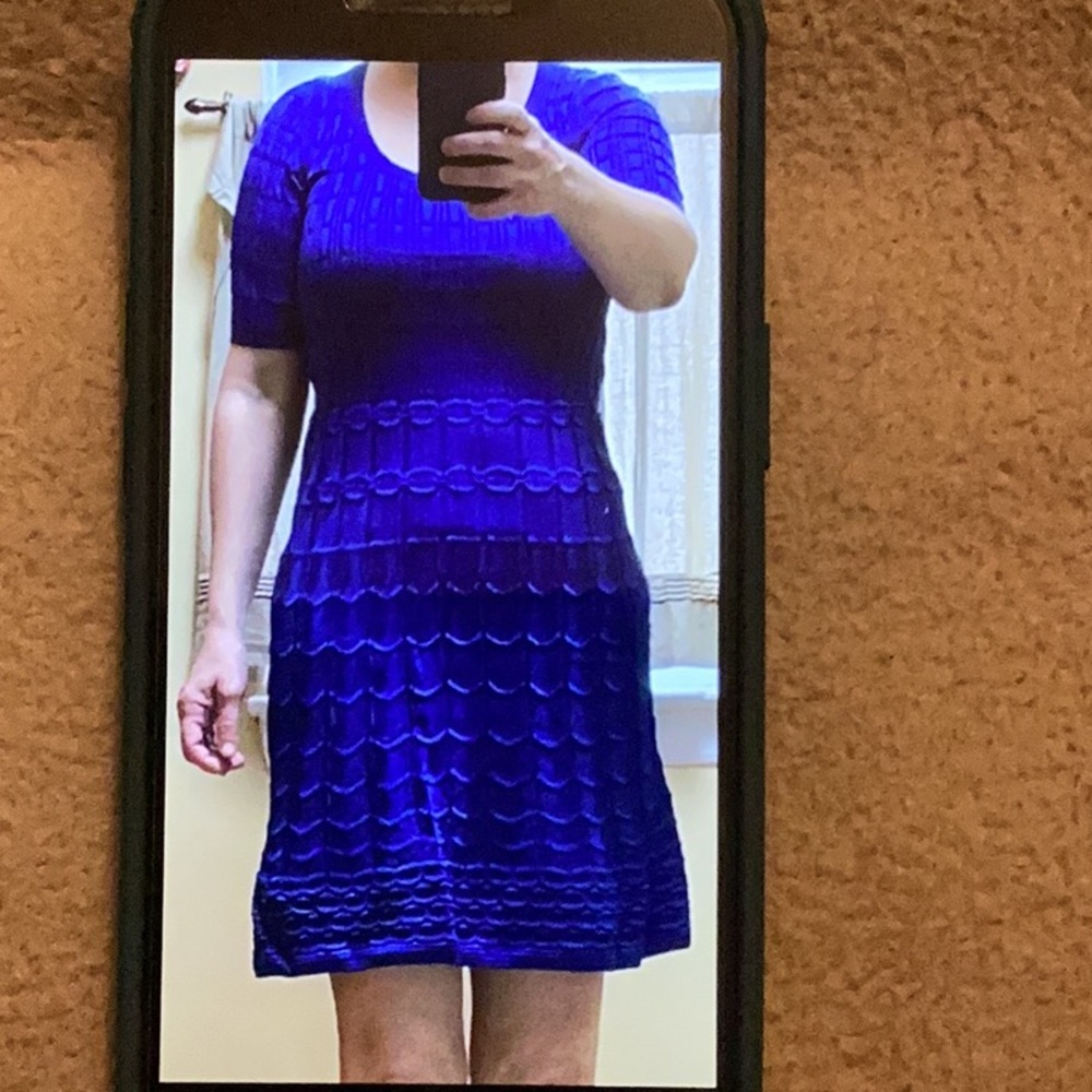 M Missoni blue dress